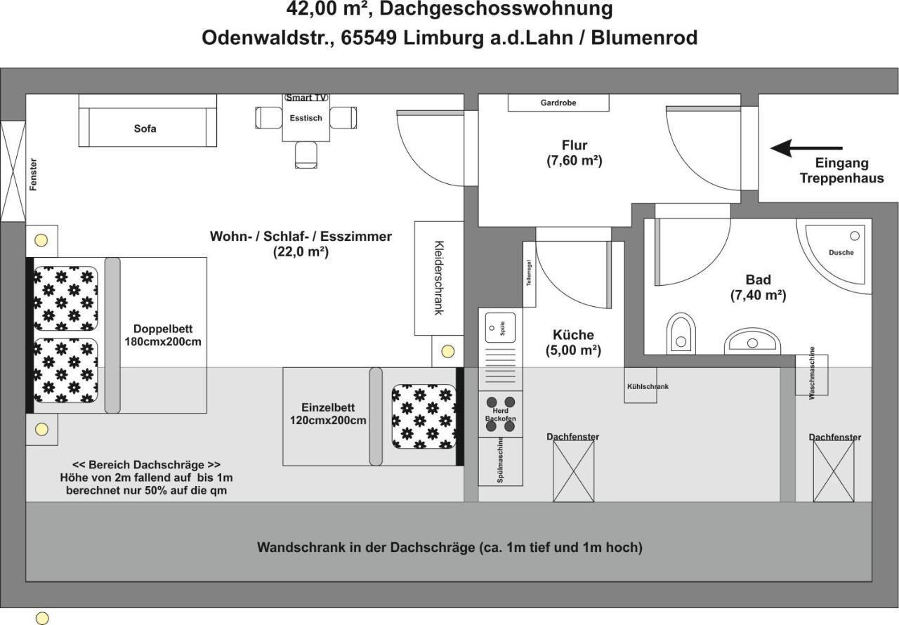Oaseneck Lejlighed Limburg an der Lahn Eksteriør billede